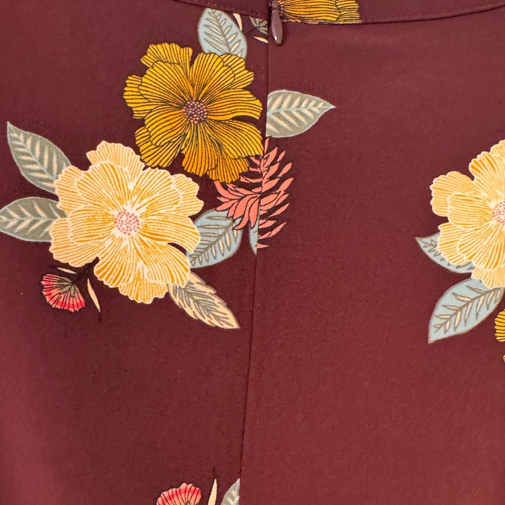 Ann Taylor LOFT Floral Cuffed Shift Dress Size 6 NWT - Picture 9 of 11